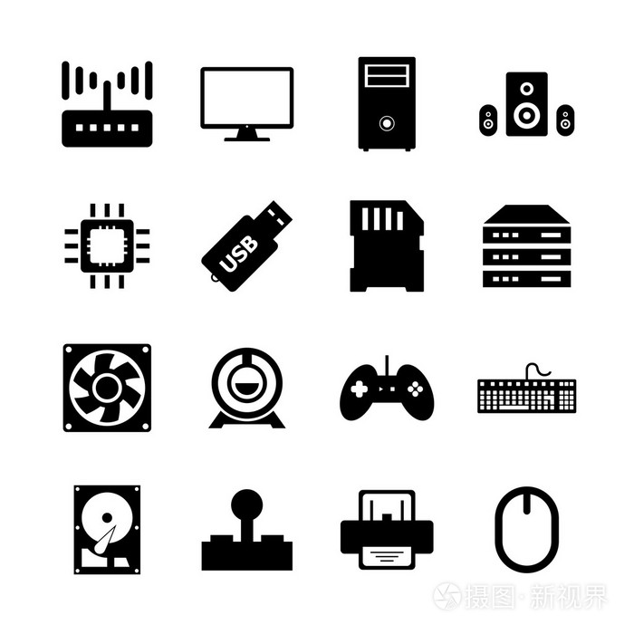 计算机硬件图标与电子产品 技术开发与销售的双重引擎